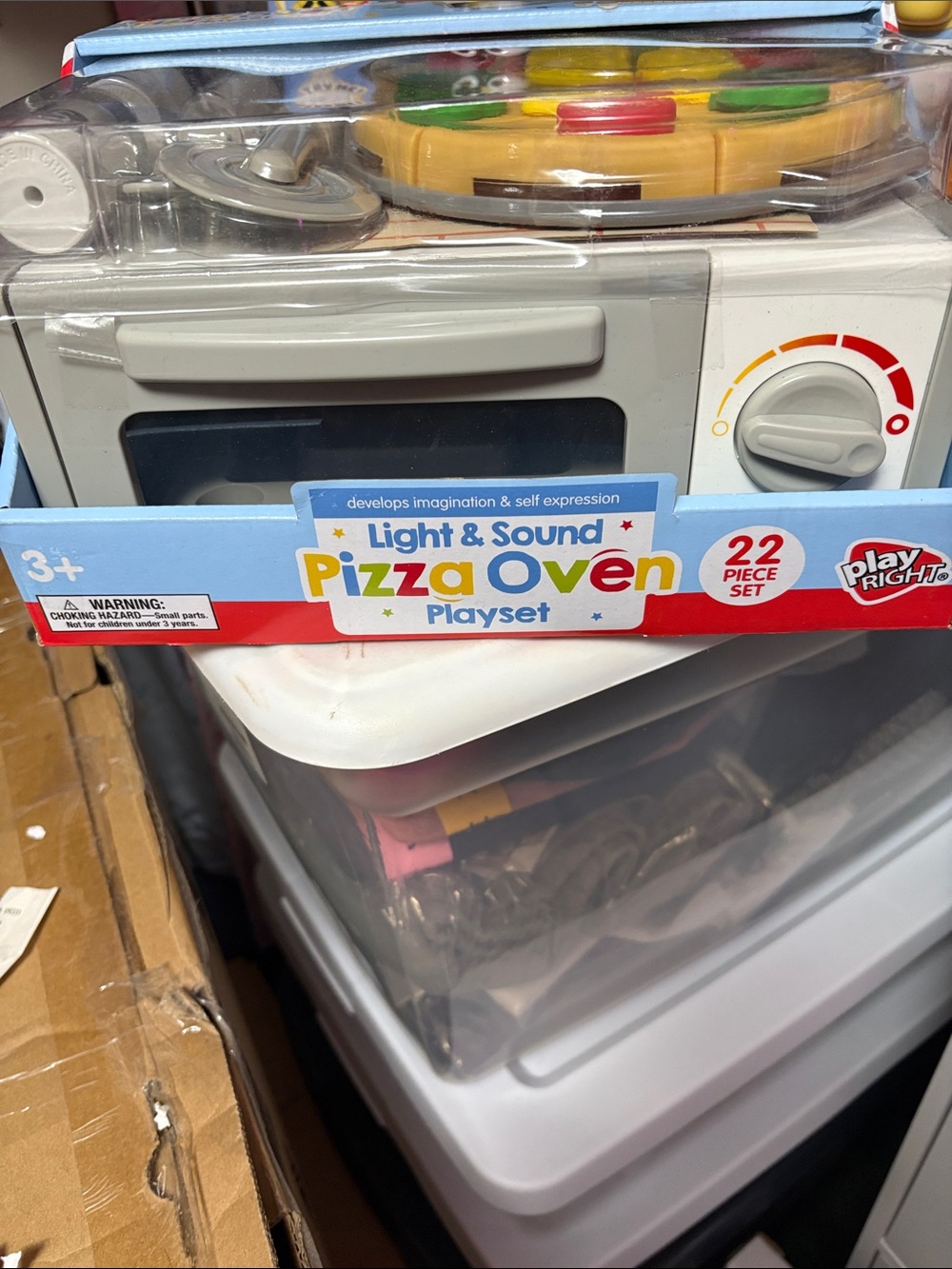 Light & Sound Pizza Oven Playset - White